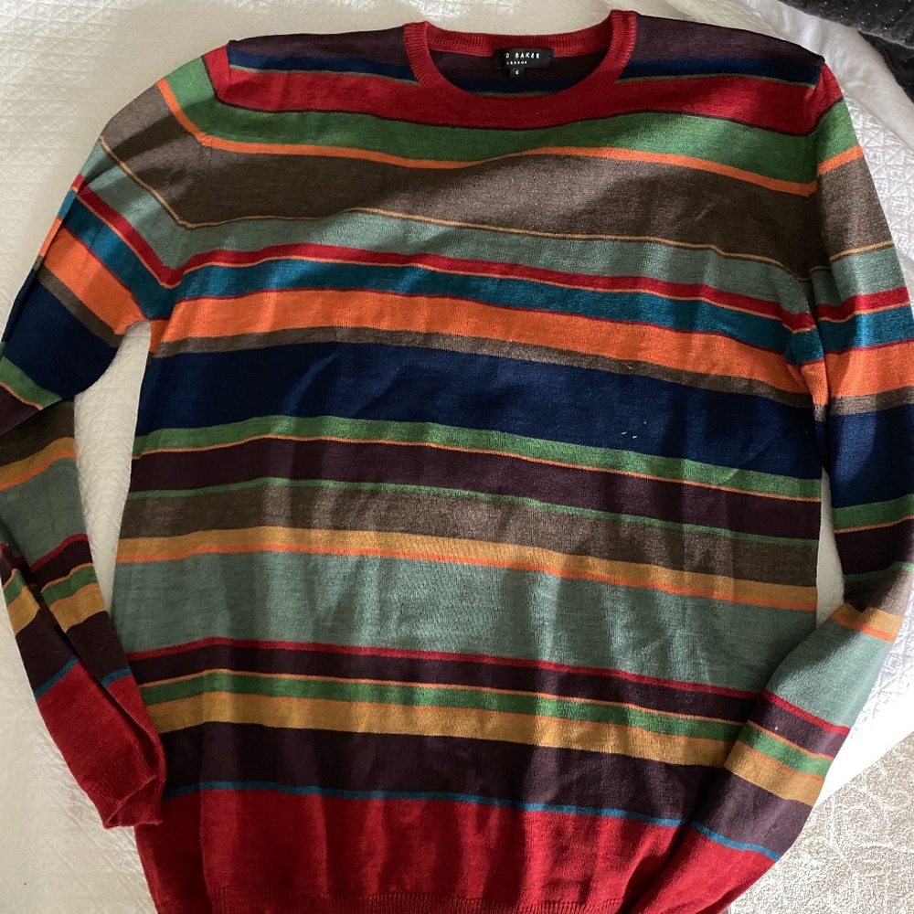 Ted Baker London Striped Crewneck sweater